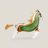 Morano Green Horse Sculpture
