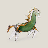 Morano Green Horse Sculpture