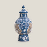 Bellezza Blue Ceramic Decor Jar