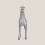 Oriental Grey Horse Sculpture S