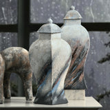 Sienna Blue Decor Jar