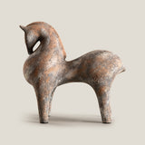 Andalou Multicolor Horse Sculpture