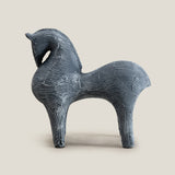 Andalou Blue Horse Sculpture