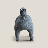 Andalou Blue Horse Sculpture