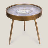 Pietra Grey Clock Table
