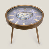 Pietra Grey Clock Table