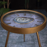 Pietra Grey Clock Table