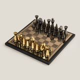 Kasper Gold & Black Chess Set