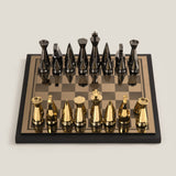 Kasper Gold & Black Chess Set
