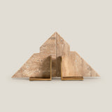 Othello Gold Bookend Set of 2