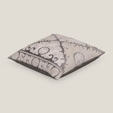 Negar Cord Emb. Grey Cushion Cover