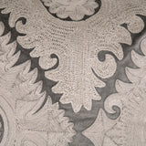 Negar Cord Emb. Grey Cushion Cover
