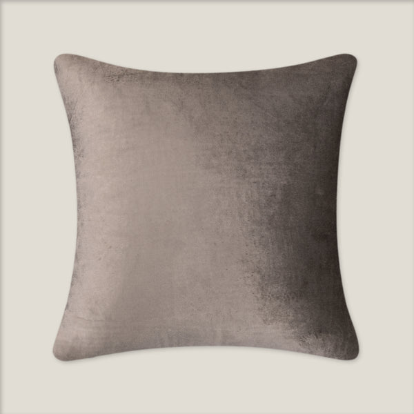 Zarrin Pleated Grey Velvet Cushion Cover