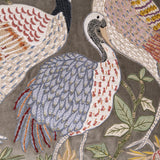 Birdie Emb. Multicolor Cushion Cover