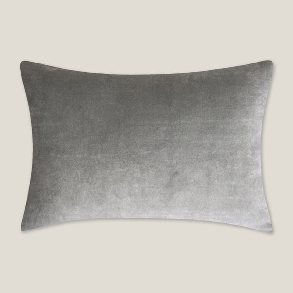 Raffia Grey Handwoven Oblong Cushion Cover