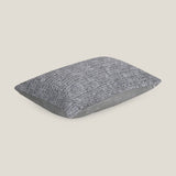 Raffia Grey Handwoven Oblong Cushion Cover