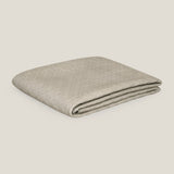 Callum Green & Off White Reversible Bedspread