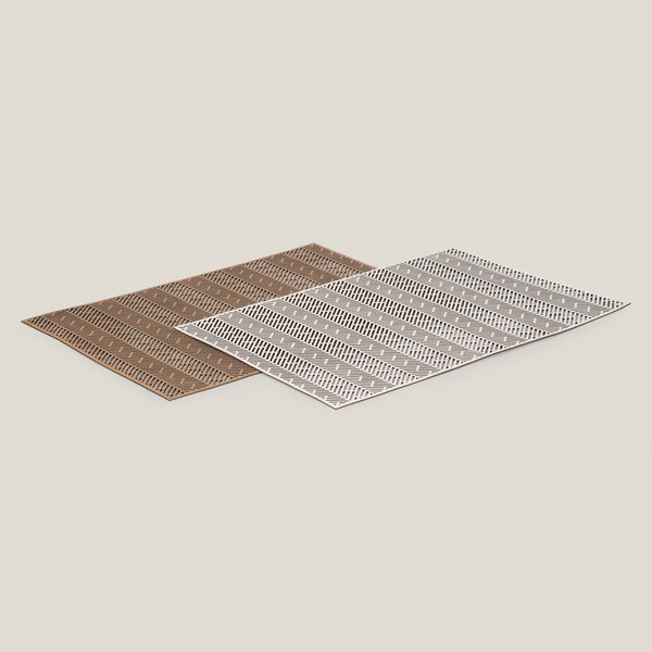 Seer Camel & Off White Reversible Placemat Set of 2