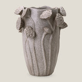 Lotus Pod Grey Ceramic Vase