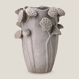Lotus Pod Grey Ceramic Vase