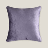 Folha Light Purple Velvet Cushion Cover