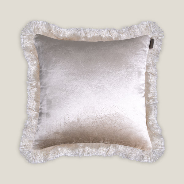 Dalia Orange & Off White Reversible Cushion Cover