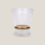 Grandeur Gilded Gold Whiskey Glass Set of 4