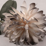 Coffee & Off White Chrysanthemum Foam Flower