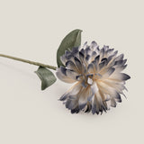 Purple & Off White Chrysanthemum Foam Flower