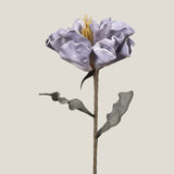 Purple & Off White Canna Faux Flower