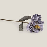 Purple & Off White Canna Faux Flower