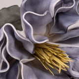 Purple & Off White Canna Faux Flower