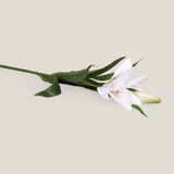 White Asiatic Lily Faux Flower