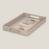 Zensar Beige Serving Tray