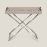 Zensar Beige Butler Tray with Stand