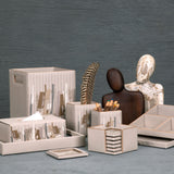 Zensar Beige Desk Set