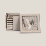 Zensar Beige Coaster Set of 6