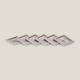 Zensar Beige Coaster Set of 6