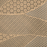 Pixel Dull Gold & Beige Table Runner
