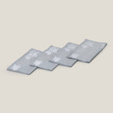 Medeira Grey Emb. Napkin Set of 4