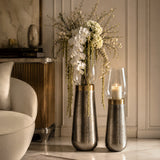 Rigina Antique Gold Floor Hurricane S