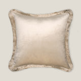 Alton Green & Off White Reversible Cushion Cover