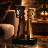 Unision Gold & Brown Sculpture