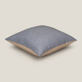 Savoy Beige & Blue Reversible Euro Cover