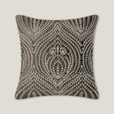 Oakley Green Emb. Cushion Cover