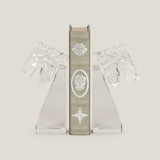 Epona Clear Crystal Bookends Set of 2