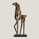 Cavallo Antique & Nickel Sculpture XL
