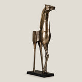 Cavallo Antique & Nickel Sculpture XL