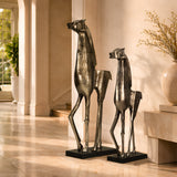 Cavallo Antique & Nickel Sculpture XL