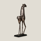 Cavallo Antique & Nickel Sculpture L